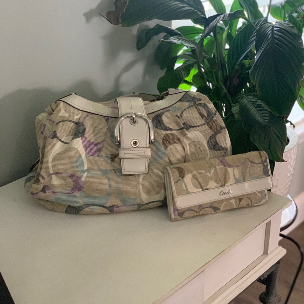 Coach Handbag and matching wallet